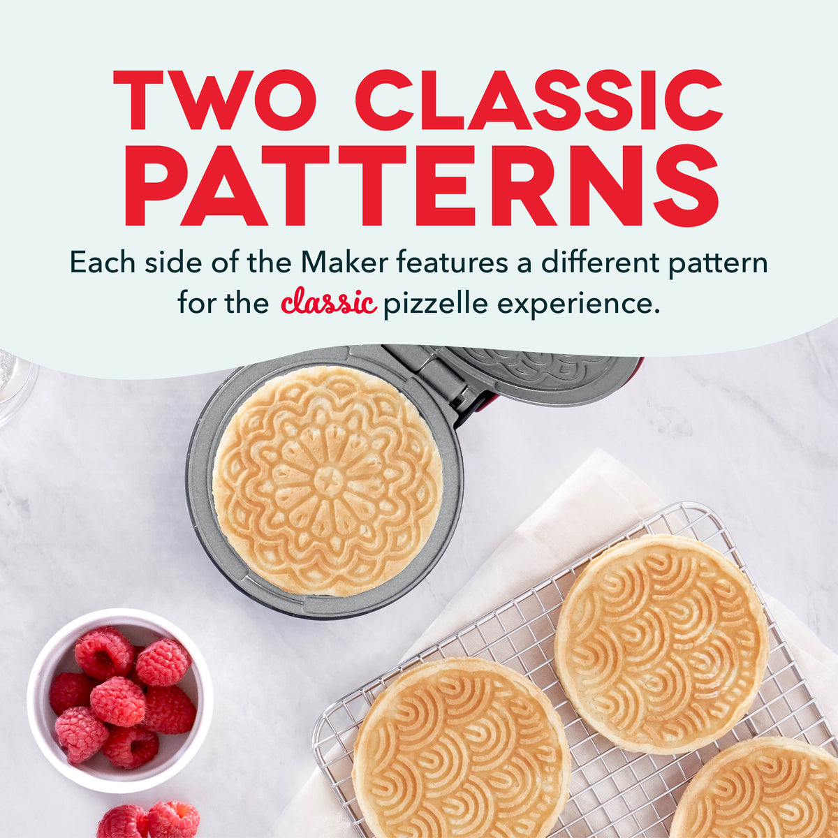 Mini Pizzelle Maker